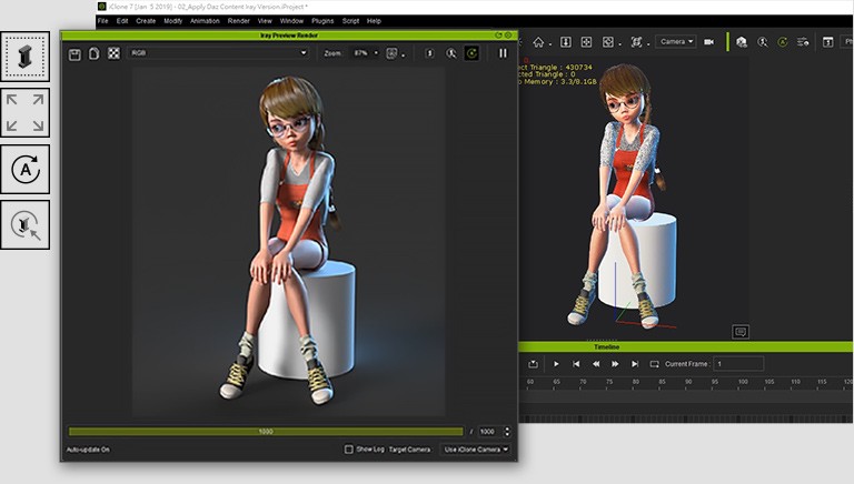 Download Reallusion Iray Render Plug-in for Character Creator