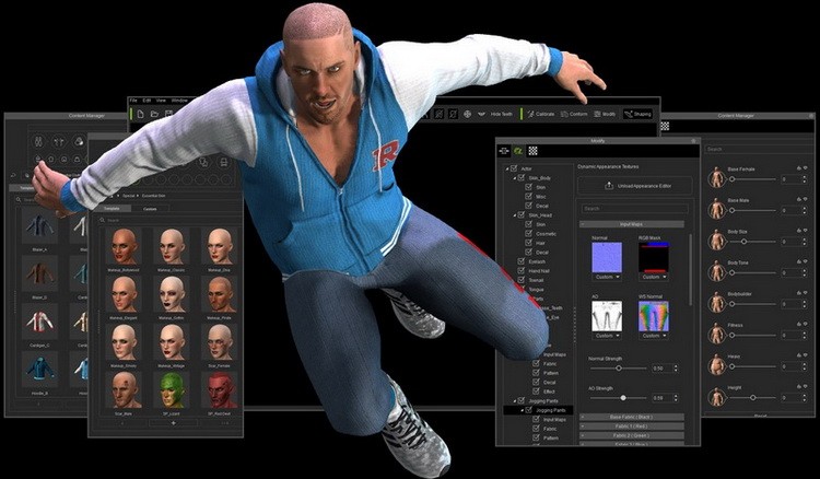 Reallusion Character Creator 3 + Resource Pack – Templates